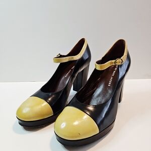 Vintage Vibes Chunky Platform Marc By Marc Jacobs Sz 9 Colorblock Mary Janes